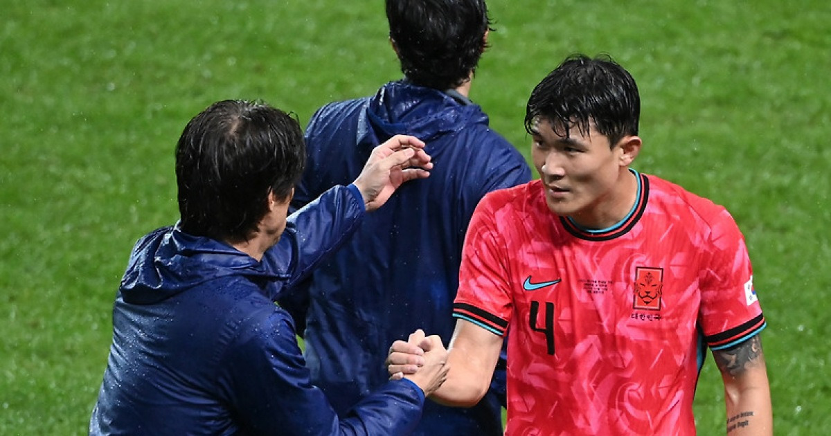 [현장인터뷰]'기나긴 90분' 홍명보 감독 감싼 치명적 실수, 김민재 "브라질전 잊고 다음 경기 잘할