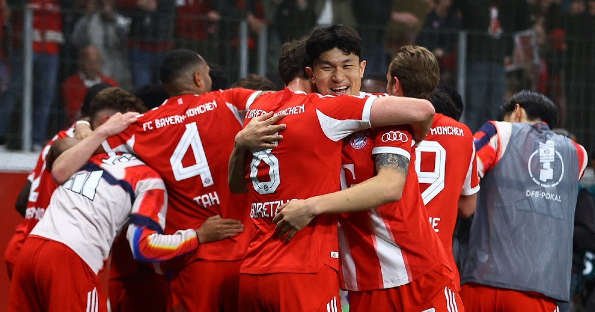 ‘김민재 교체 출전’ 뮌헨, 레버쿠젠 꺾고 DFB 포칼 결승행…‘더블’ 눈 앞