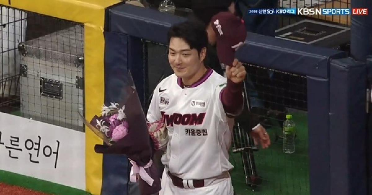 원태인-안우진 눈물, 마지막 배웅은 서건창… 모두를 울린 박병호 은퇴식[고척에서]