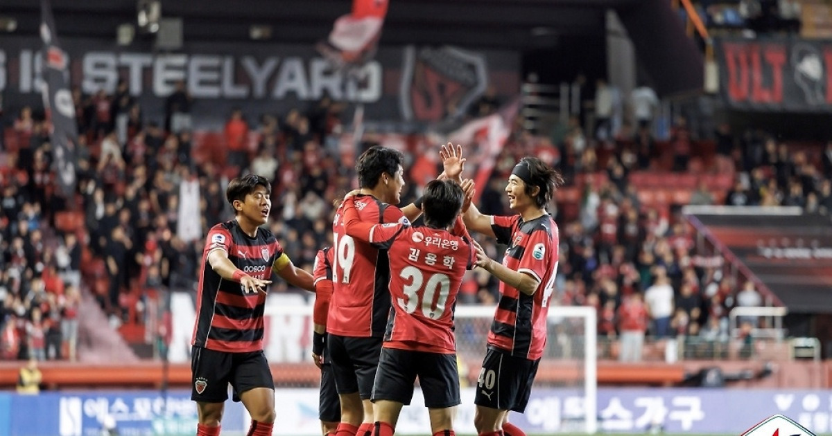 '이호재 결승골' 포항, 광주 1-0 제압…제주는 대전 꺾고 5위 도약(종합)