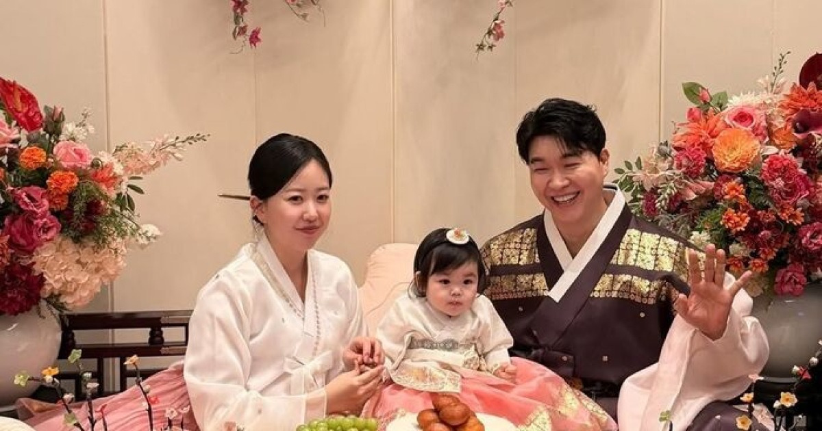 박수홍, 딸 '재이' 첫돌에 눈물 고백..."이런 행복 없을 줄 알았는데 고맙다"