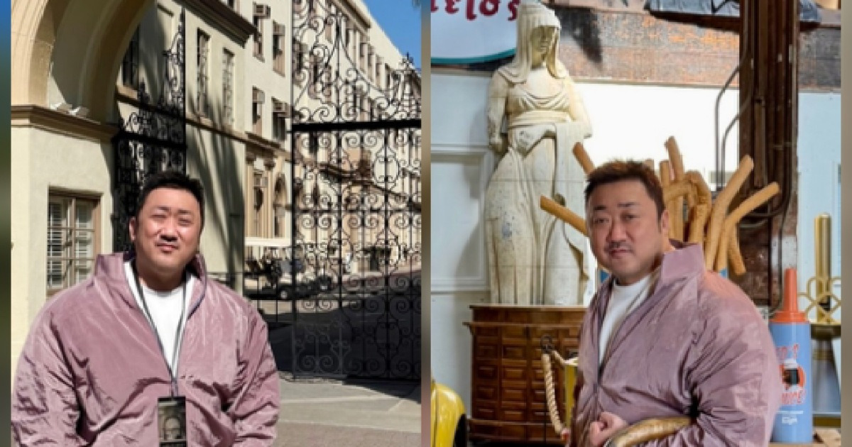 마동석, 227kg 쇳덩이 한 손에 ‘척’… 할리우드도 놀란 괴력 근황