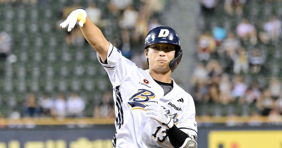 한화도 웃었다! '0-5→3-5→6-5→6-6→9-6' 두산, 난타전 끝 LG 7연승 저지…양의지 8년 연속 100안타 [