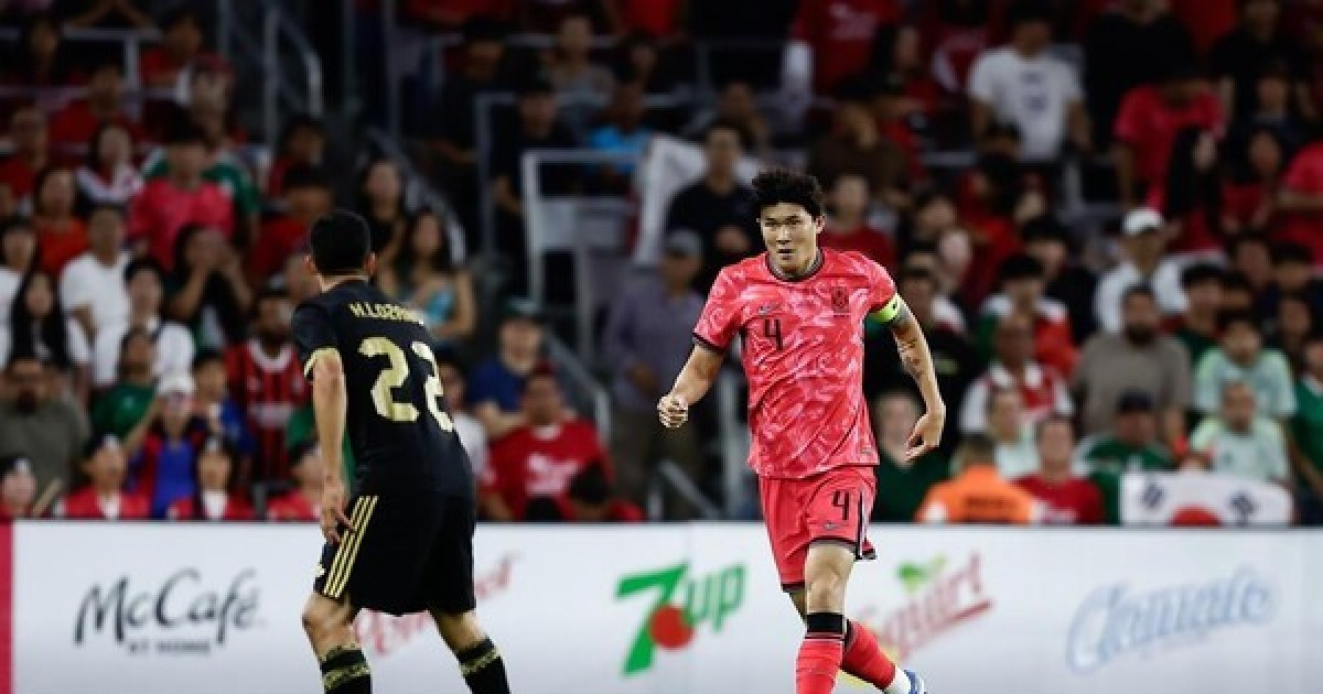 [한국-멕시코] '오현규 결정적인 찬스 무산→헤더 실점 허용' 홍명보호, 멕시코 상대 0-1 (전반 중)