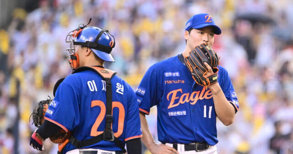 "5이닝까지" 78억 FA 1이닝 6실점 참사, 김범수 카드 포기했는데…김종수 70구+정우주 40구 3연투, 김