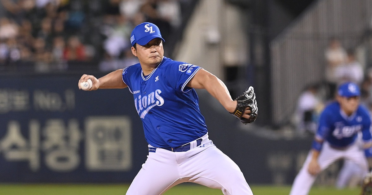 '오승환 없는 오승환 은퇴 경기 열리나' 삼성, 잔여 2G 다 이겨야 4위 자력 확정→3위·5위 경우의 