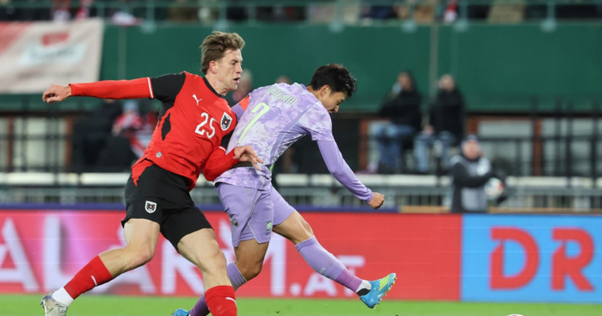 손흥민·이강인·이재성 총출동했지지만…한국, 오스트리아에 0대1 패배