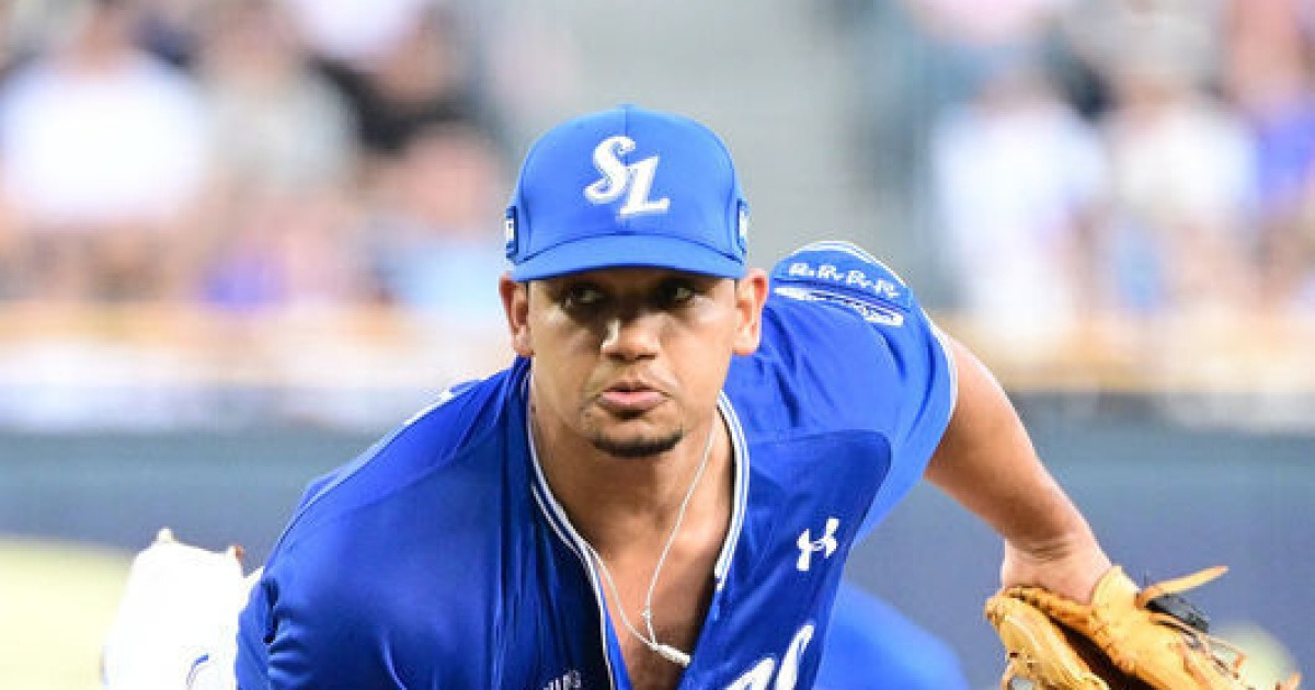 끝내기 충격패 극복한 삼성, 어디서 이런 복덩이 왔나 "중요한 경기, 가라비토가 또 호투"