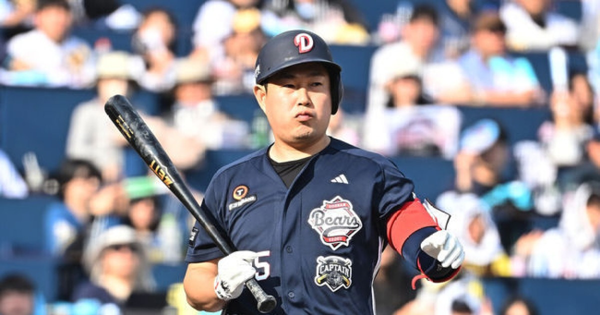 “나도 처음 본다” 김원형도 고개 갸웃…양의지, 14타수 무안타 침묵 왜? [오!쎈 대구]