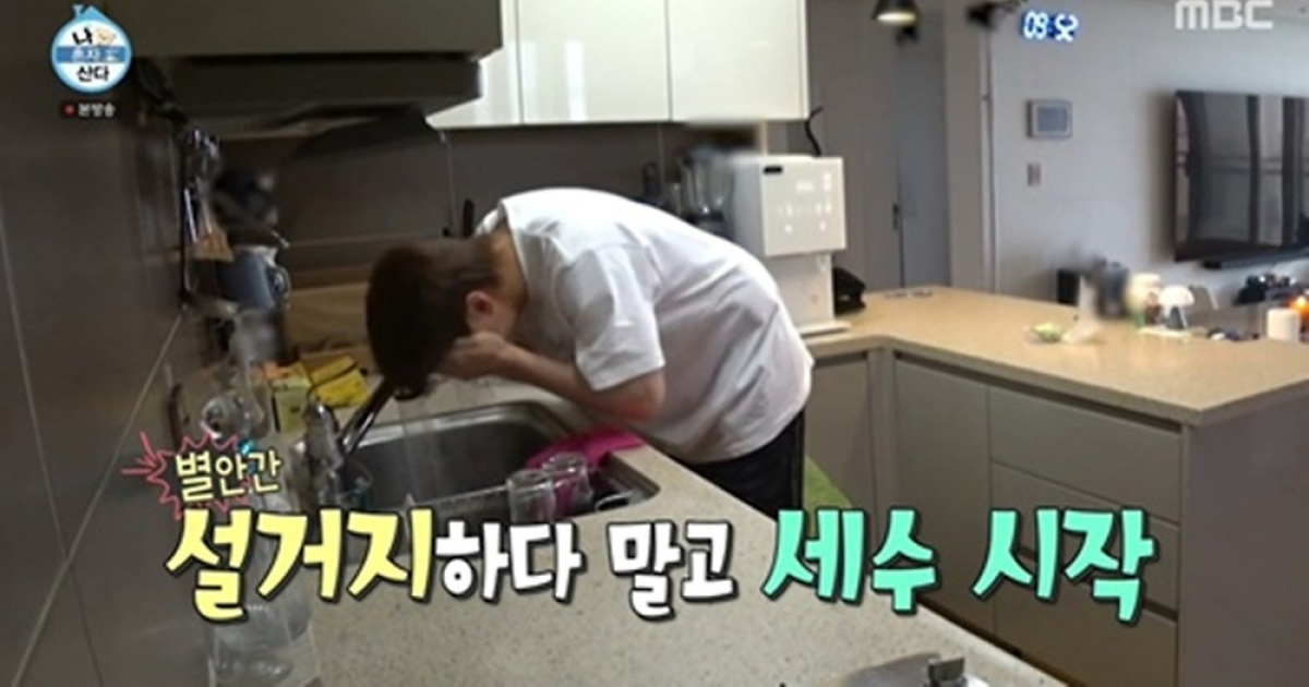 싱크대서 설거지 도중 세수라니…기안84 "배인혁, '슈스' 기운 느껴져" 흡족 (나혼산)
