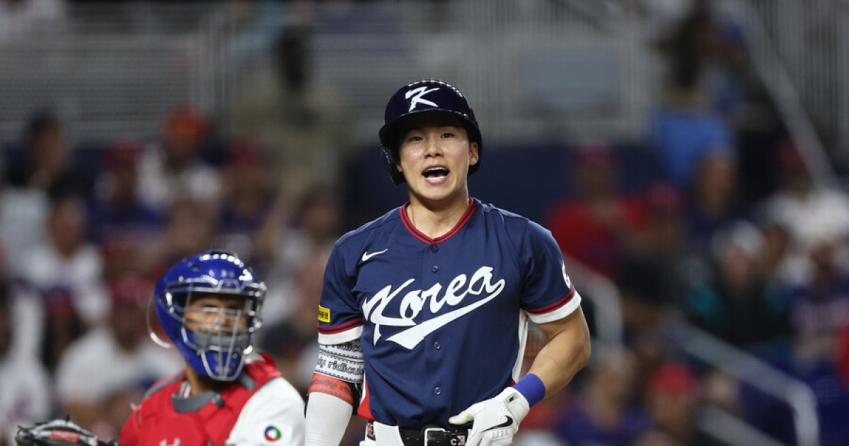 '왜 여유부렸을까' 한국 키스톤 병살 실패→끝내기 홈런, 1% 희망마저 날렸다…"더 빨리 처리했