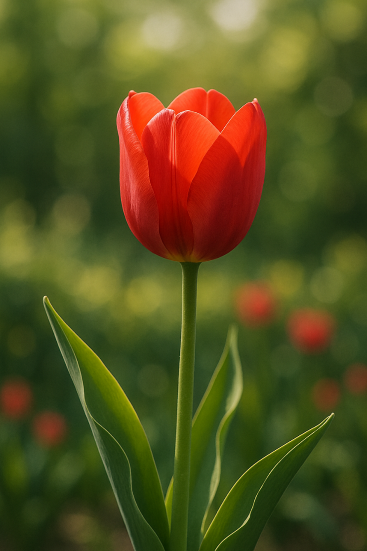 6장의 꽃잎을 가지며 하늘을 향해 올곧게 자라는 꽃, &lt;튤립&gt;에 대하여