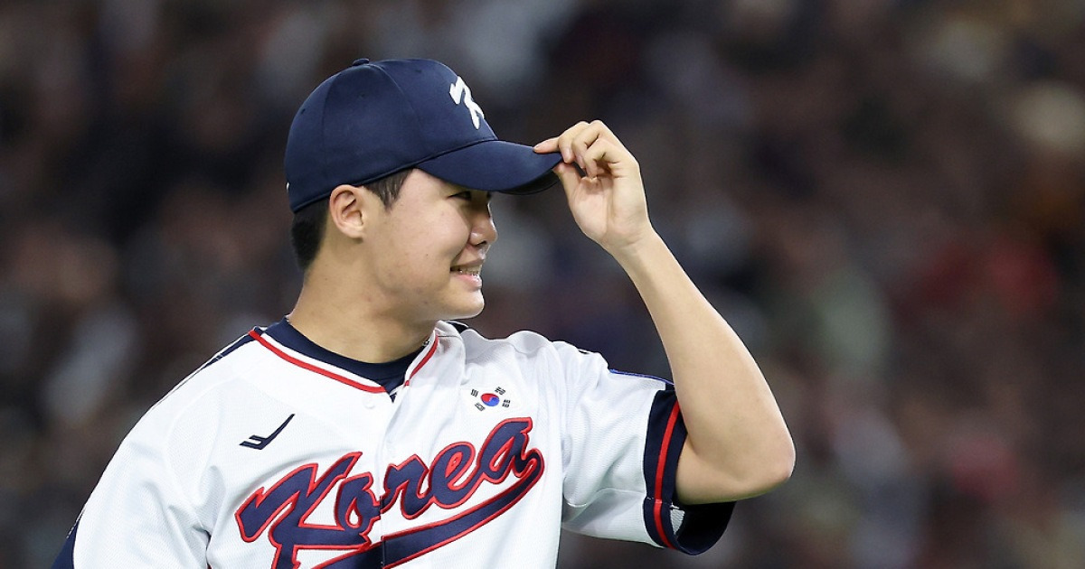 ‘일본전 선발’ 정우주, 3이닝 4탈삼진 무실점 ‘호투’