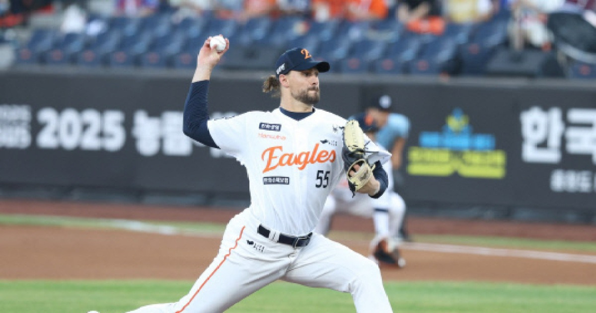 한화, 극적인 동점 문현빈, 날려버린 노시환…와이스 역전 허용하며 두산전 패배