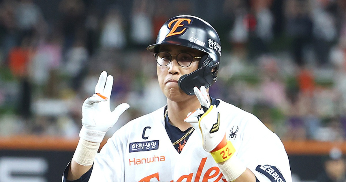 '한화 어쩌나' 하필 채은성 부상이라니…결국 1군 엔트리 말소 "발가락 통증으로 휴식 필요"