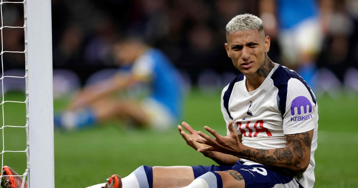 '흥민이 형, 나 어떻게 해' 英 BBC '충격' 최저 평점…손흥민 떠난 토트넘 핵심이라더니, 히샬리송 