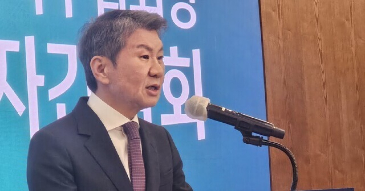 [BE.현장] 벤투호보다 강하다? 대한축구협회 정몽규 회장, 북중미 월드컵서 '韓 최소 5경기' 외치