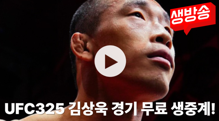 rtu 결승 중계 무료 김상욱 돔마르판 경기시간 ufc325 몇시 방송 보는법