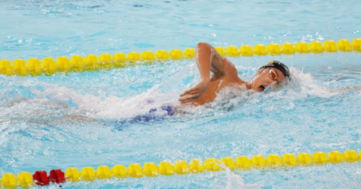 강원도청 김우민 코리아 스위밍 챔피언십 ‘2관왕’