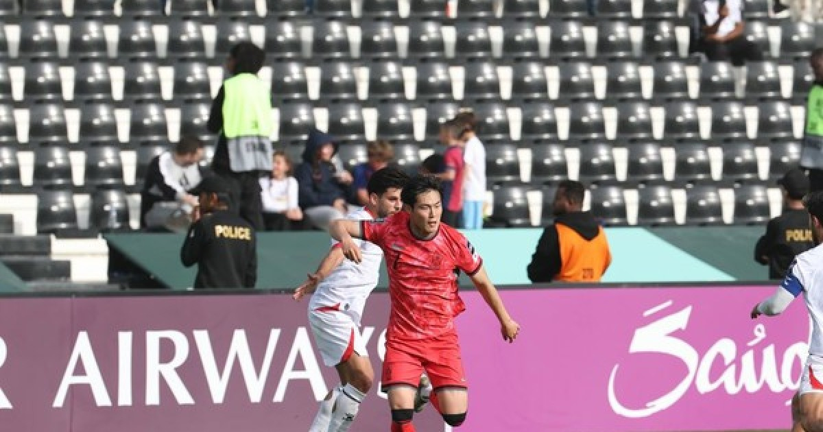 '마침내 역전' 이민성호, 강성진 득점으로 레바논에 3-2 리드 (후반 진행 중)