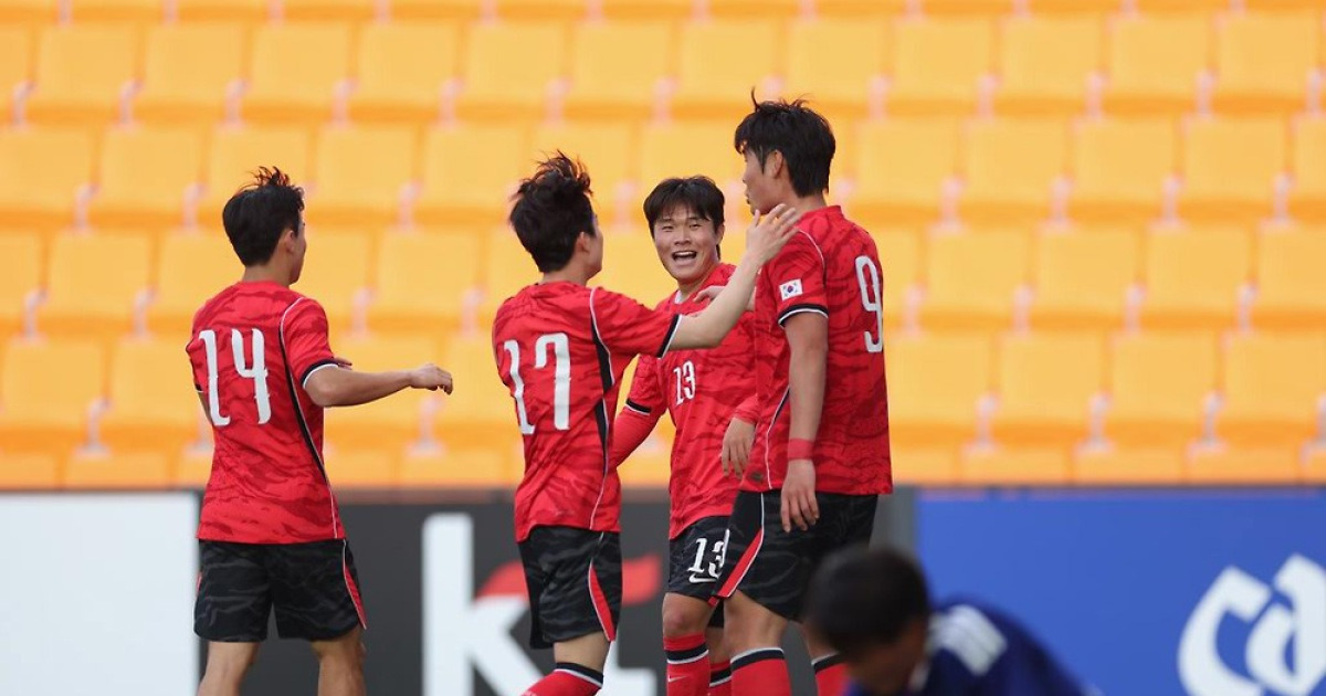 일본 이겼다! 이민성호, 2살 어린 日 홈에서 2-1 격파…'해외파 위력' 컸다→아시안컵 한일전 패배