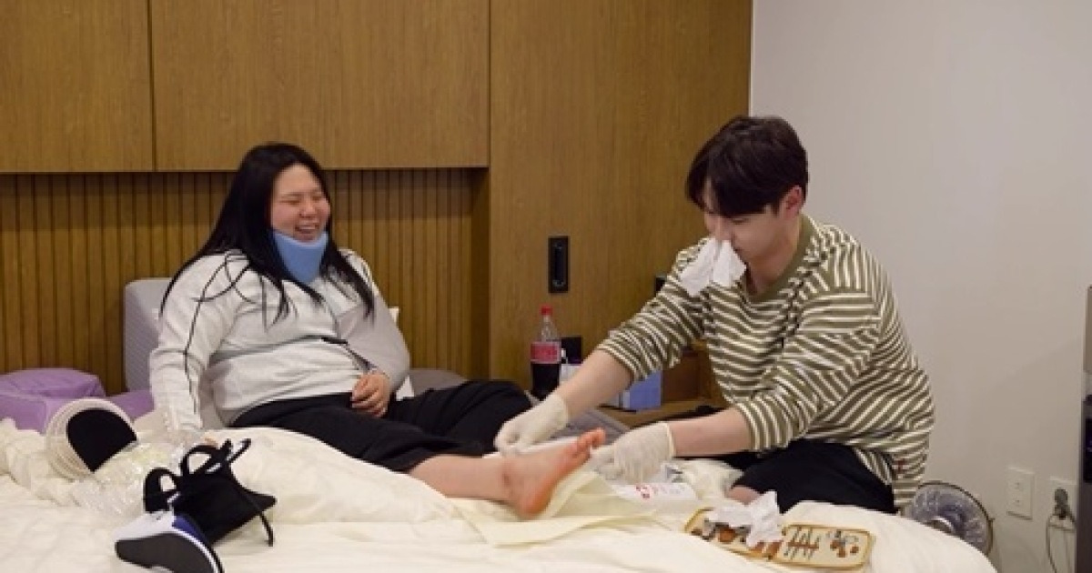 '살림남' 박서진, 사고 당한 동생 간병…효정 다리 부상은 '꾀병'