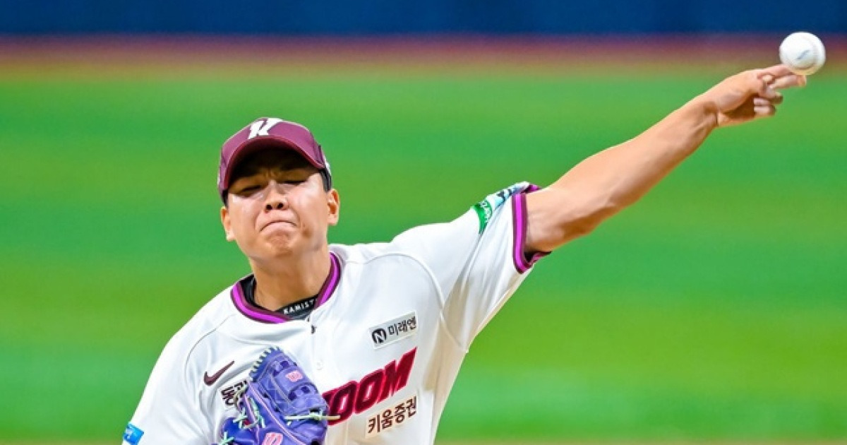 '고척서 패패패패패패패패패패' 한화 악몽 끝냈다, 박정훈 데뷔 첫 선발승... 박주홍 슈퍼캐치가 