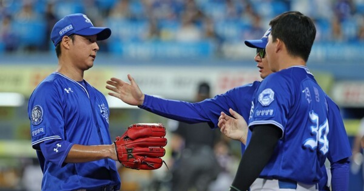 "신의 한 수였다" 디아즈에게 가려진 숨은 승리공신...이재익, 2이닝 무실점 호투→12-3 승리 발판 