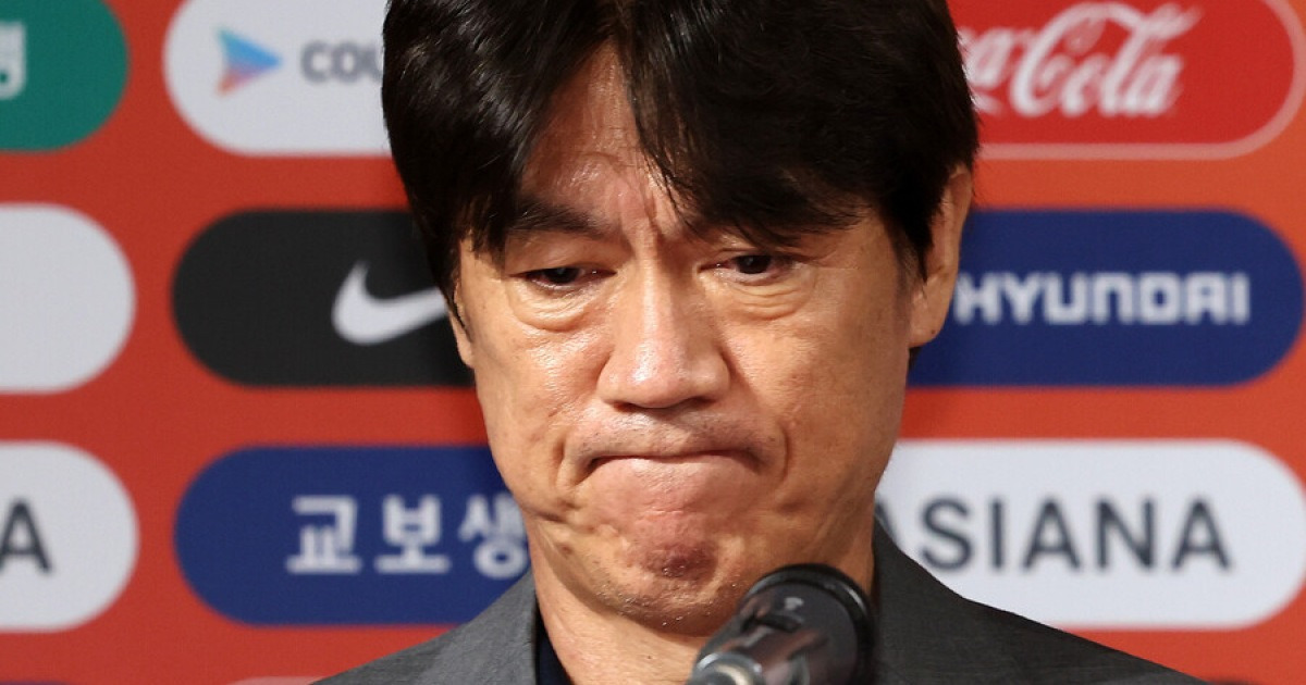 ‘손흥민 캡틴 교체’ 압박질문에 홍명보 감독 “난 대표팀 주장 안 해봐서 몰라” 황당발언