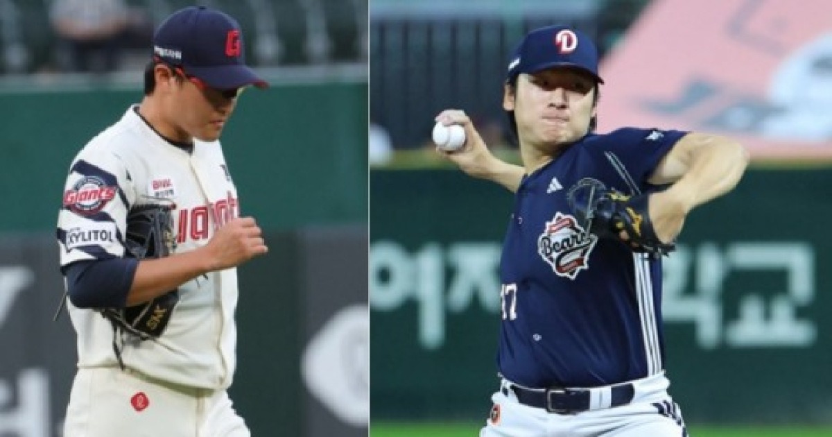 '상대전적 7승7패' 롯데-두산 시즌 마지막 자존심 대결...박세웅 vs 곽빈