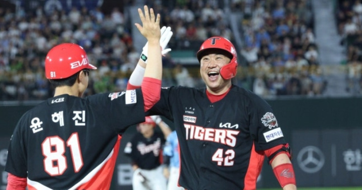 네일 KKKKKKKK+김태군 결승 적시타, KIA 배터리가 일냈다! 폭풍 3연승 질주, '복귀전' 김도영은 무안