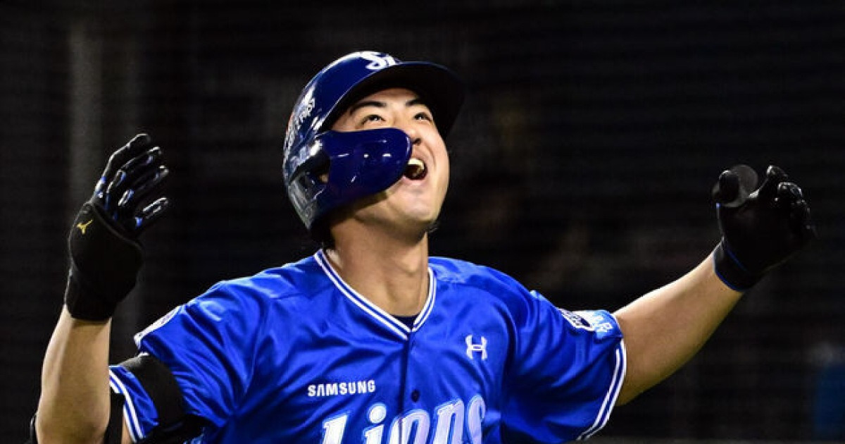 '무릎 OK' 구자욱의 외야 수비 나간다, 418홈런 거포 드디어 지명타자 기회 받다 [준PO]