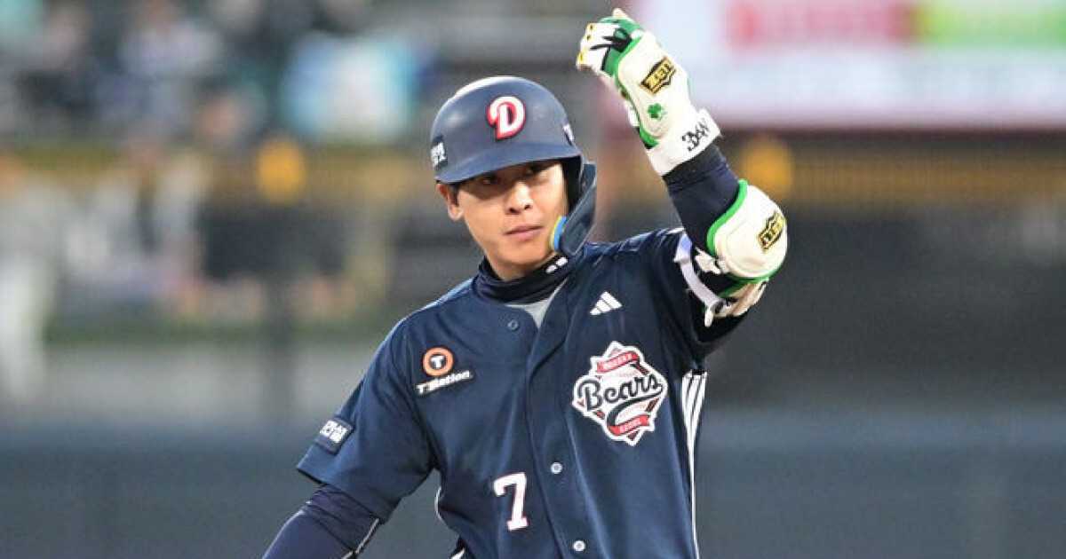 두산 희소식! ‘햄스트링 통증’ 박찬호 선발 복귀→김민석과 테이블세터…KT전 라인업 발표 [오