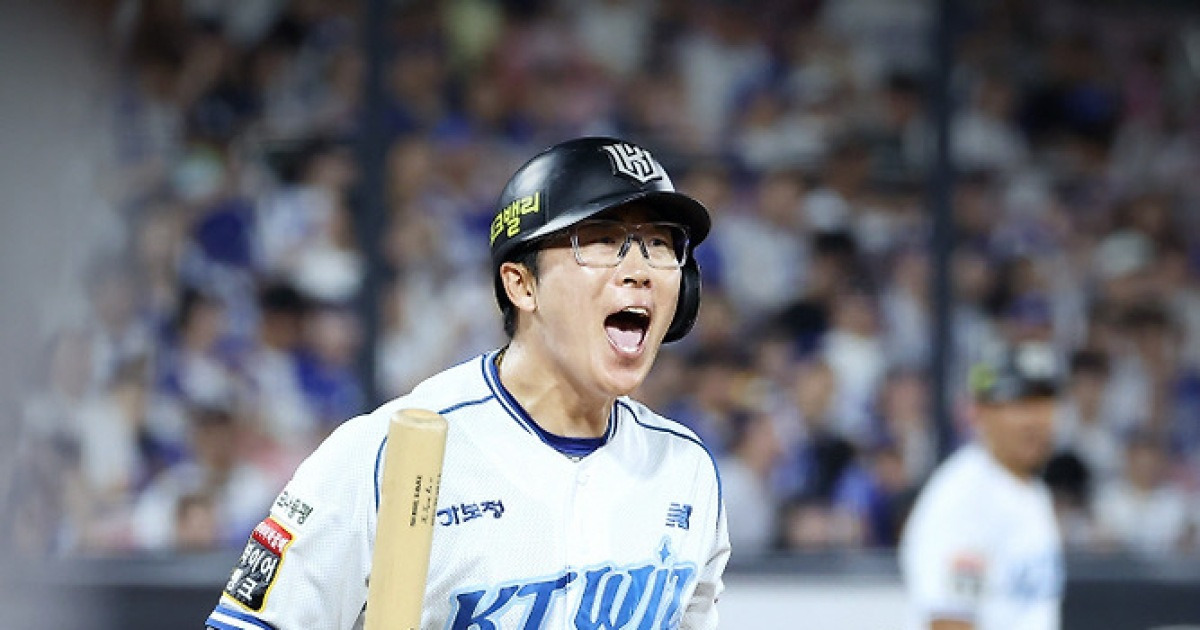 KT위즈, 9회말에 4득점하며 삼성에 4-3 역전승