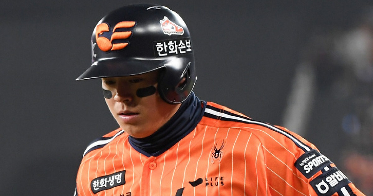 '노시환 6번 그대로' 한화 김경문 감독, 1번 이원석-4번 강백호 선발 재시험 [대전 현장]