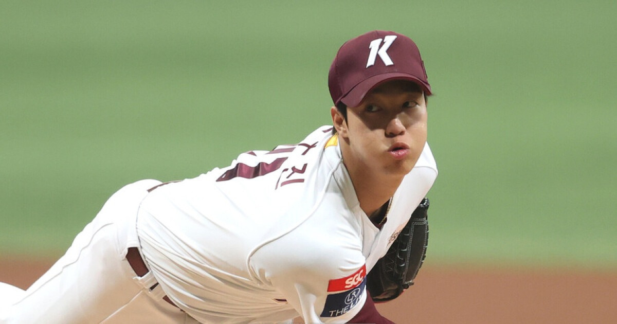 벌써 156km를 던졌다…키움 '에이스' 안우진, 9월 16일 소집해제 앞두고 라이브 피칭