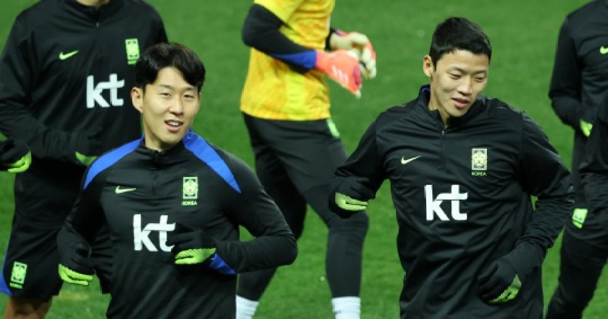 손흥민, 볼리비아전 원톱 출격...황희찬·이강인·이재성 2선 지원