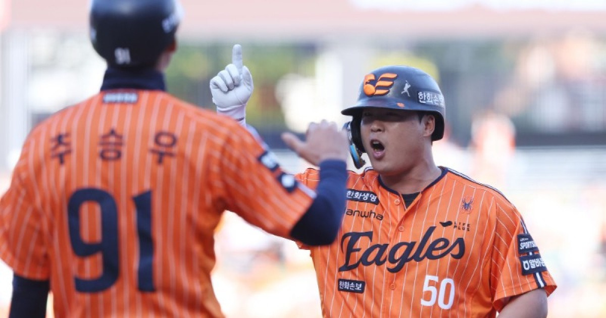 FA 효과 확실하네! 득점권 악마 강백호 5타점…한화 홈 10연패 마침내 탈출, NC에 8-1 완승