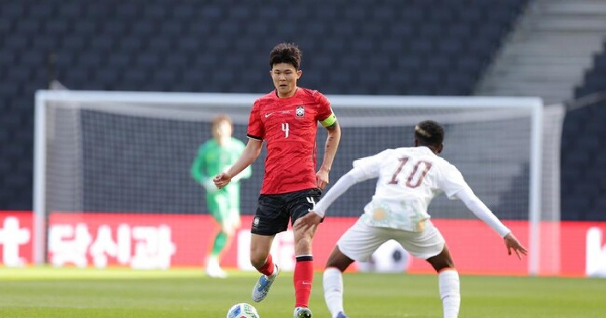 ‘0-4 참패’ 무너진 홍명보호의 3백, 조유민-김민재-김태현, 나란히 최저 평점