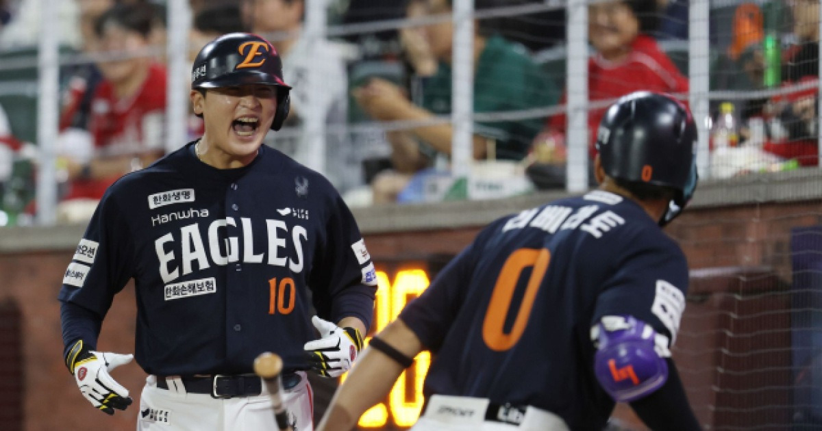 물 건너 간 타이브레이커… 한화이글스 2위 확정