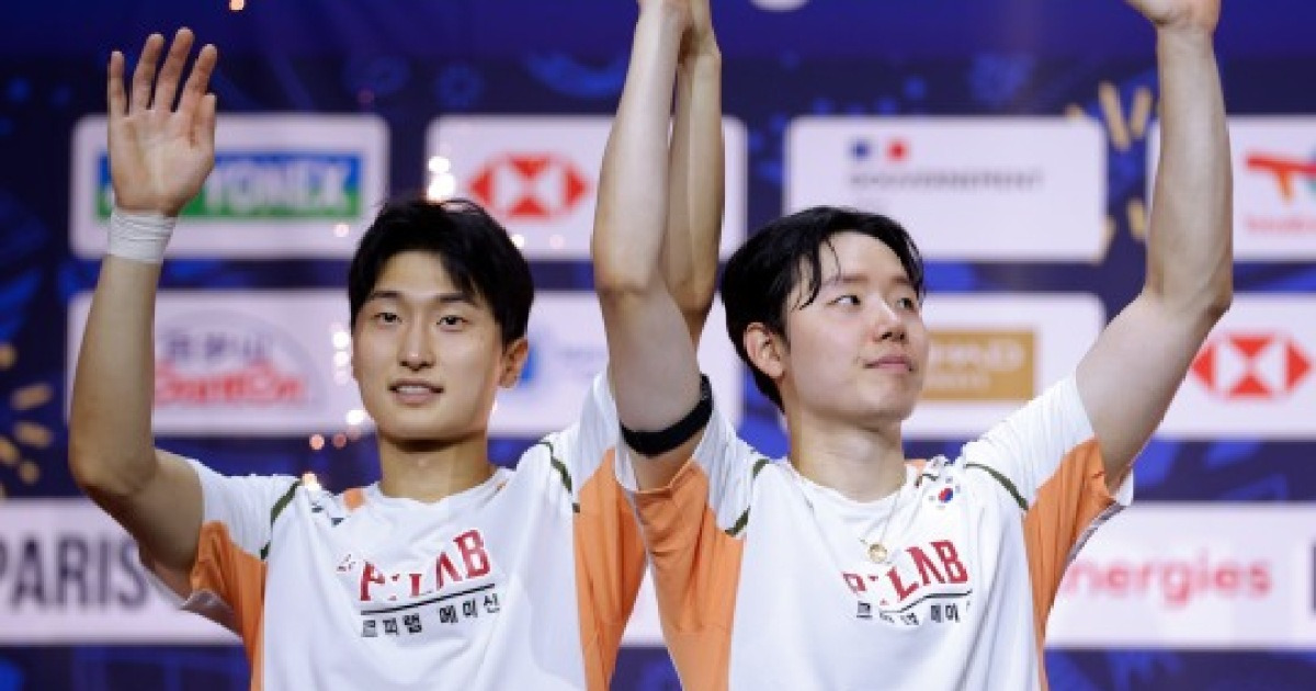 배드민턴 세계선수권 금1·동1 획득...김원호-서승재 복식 정상, 안세영 동메달