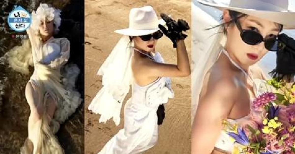 박나래, 14kg 감량 후 웨딩화보 촬영…기안84도 "낭만적" 축하, 23년지기 남사친과 약속 지켰다 (나