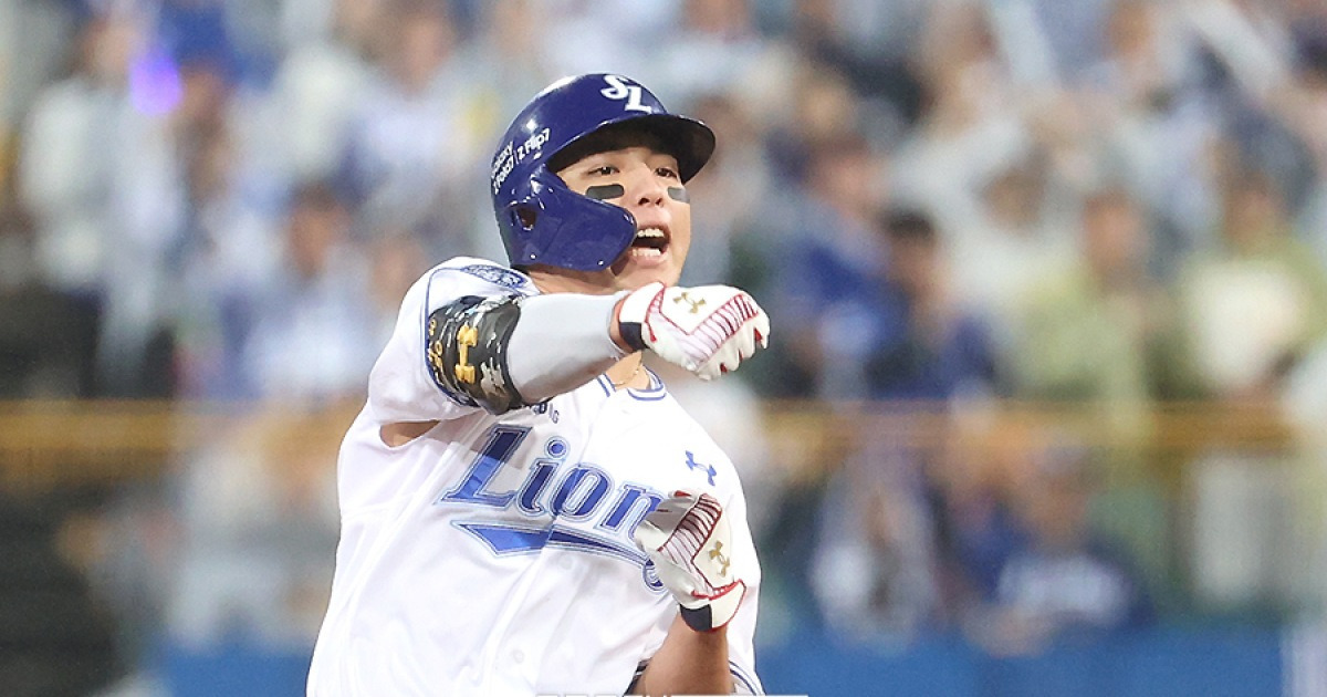 '개막전 KKKK' 무기력했던 김영웅, 박진만 묵직한 한마디 "어차피 삼진이면, 본인 스윙 해라"