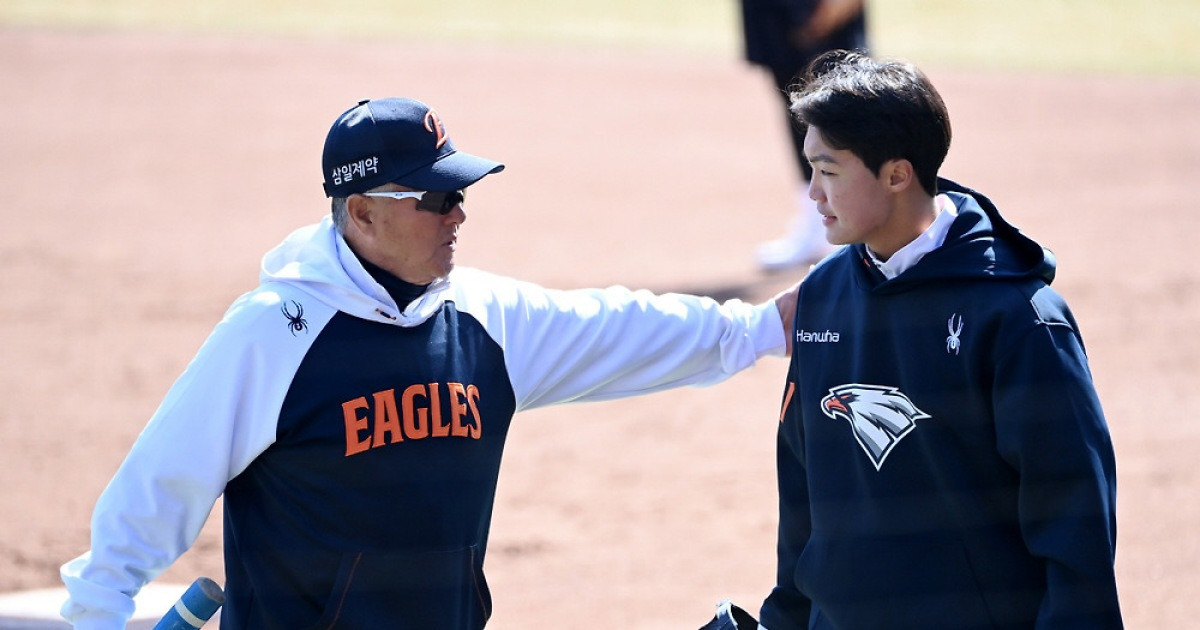 김경문 감독의 선언 "박상원-정우주-김서현, 우리 7-8-9회 필승조다" [인천 현장]