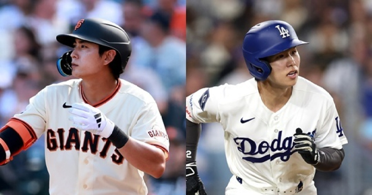 SF ‘6번 우익수’ 이정후 vs LAD ‘7번 유격수’ 김혜성, 코리안리거 시즌 첫 맞대결