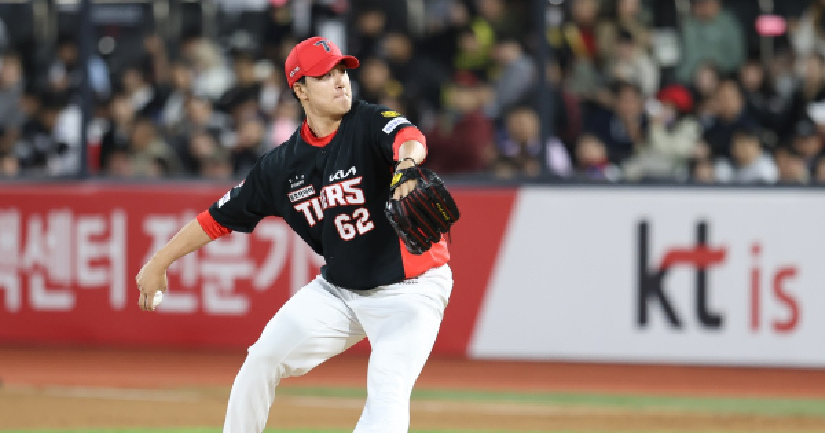 직구·직구·직구…첫 10구 모두 빠른 공, KIA 정해영 1군 복귀전 어땠나 [IS 수원]