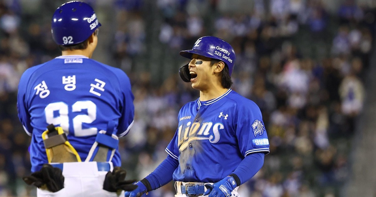 김성윤 효과 확실하네! 삼성 7연패 탈출…‘결승타+환상 수비’ 부상 복귀전부터 맹활약 [SD 잠실