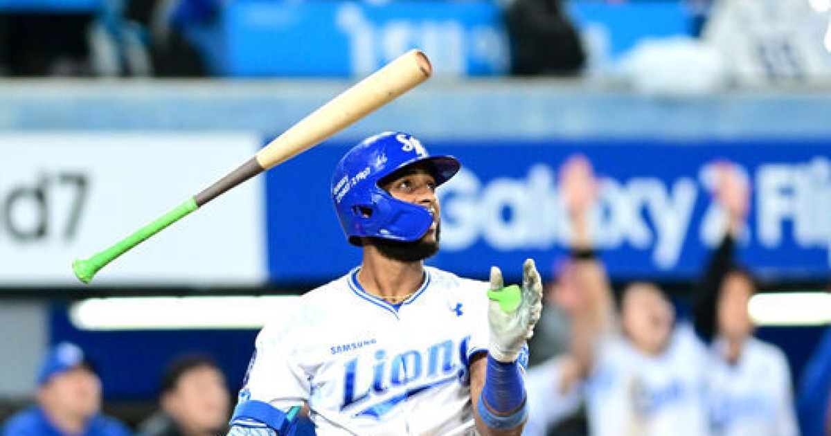 “아내는 작년보다 1개 더 치라던데…” 디아즈, KBO 외인 최초 2년 연속 홈런왕 찍고 GOAT 등극?