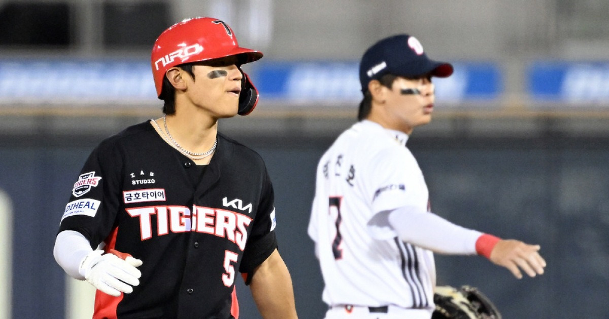 '김도영 진짜 무섭네' 할 말 잃은 박찬호, 같이 뛸 땐 몰랐다...이렇게 무서운 타자였나 [잠실 현