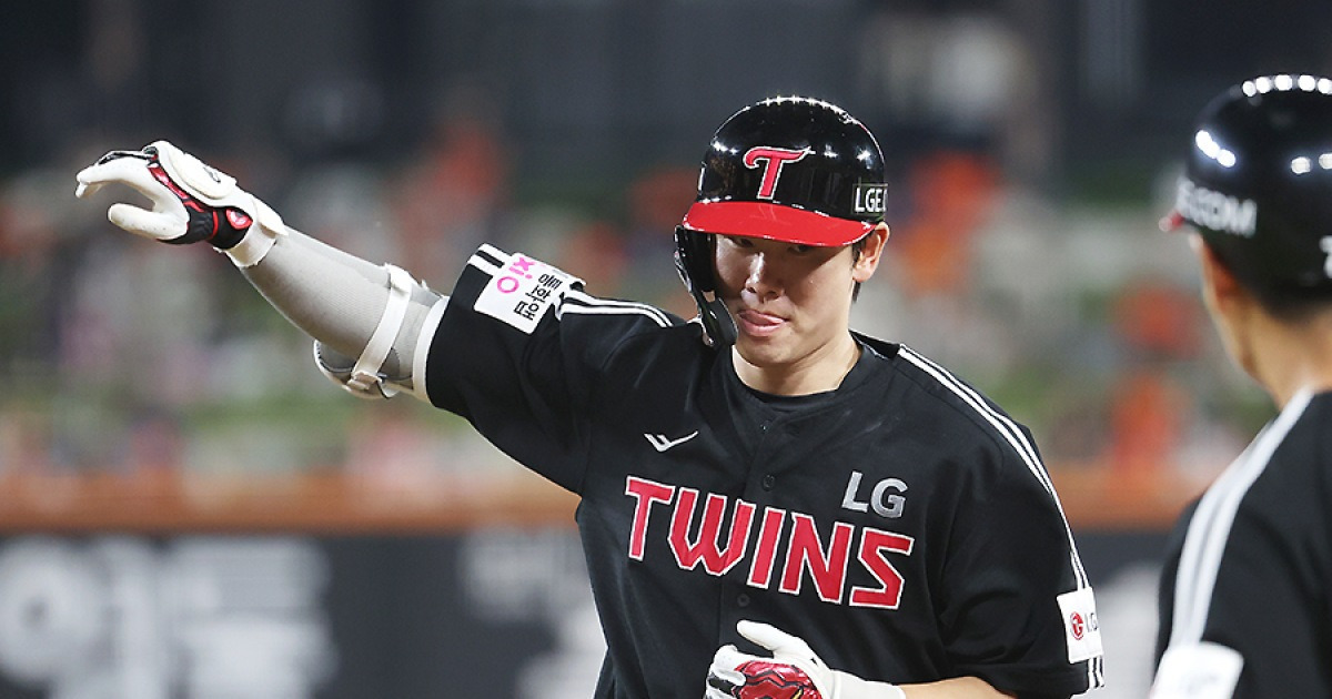 "당연히 대전에서 끝냅니다" 5차전 승리 확신한 이 사람, 문동주 상대 타율이 무려 0.450